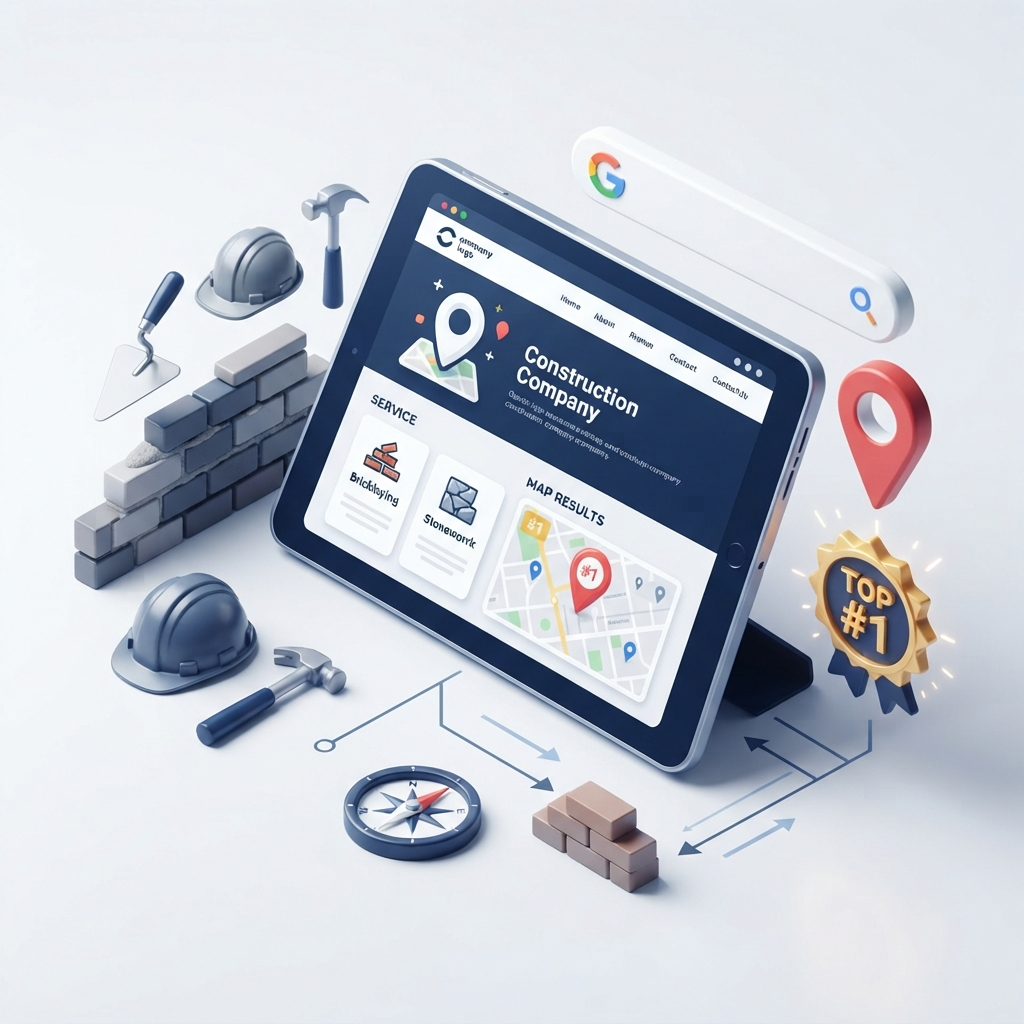 Macons et entreprises de batiment : visibilite locale efficace