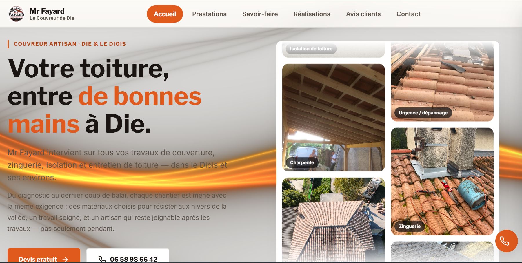 Site web Mr Fayard